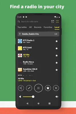 Radio Ireland FM online android App screenshot 2